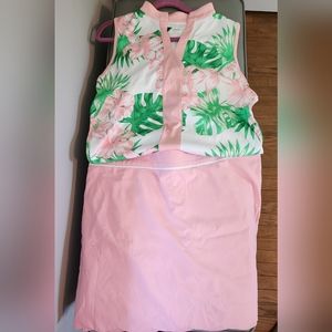 Izod 2 pc Golf skort 16 and top XL